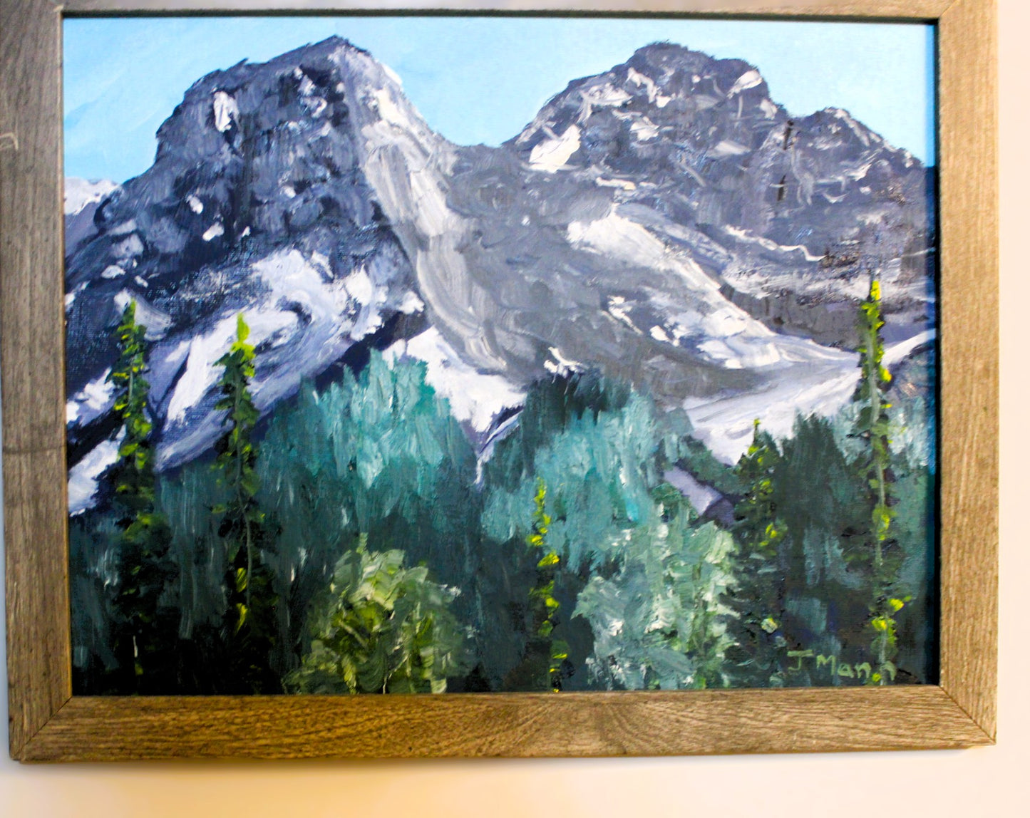 Majestic Rockies Painting