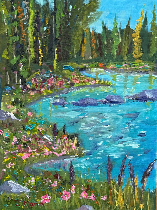 Wildflowers on the Shore